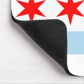 Vlag van Chicago, Illinois Muismat (Hoek)