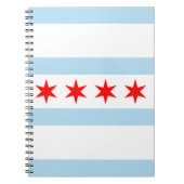 Vlag van Chicago, Illinois Notitieboek (Voorkant)