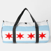 Vlag van Chicago, Illinois Plunjezak (Achterkant)