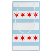 Vlag van Chicago, Illinois Small Gift Bag Klein Cadeauzakje (Voorkant)