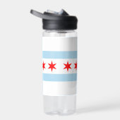 Vlag van Chicago, Illinois Waterfles (Rechts)