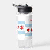 Vlag van Chicago, Illinois Waterfles (Rechts)