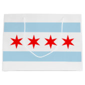 vlag van Chicago Large Cadeautasje (Voorkant)