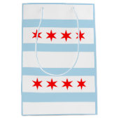 vlag van Chicago Medium Cadeauzakje (Voorkant)