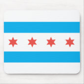 vlag van Chicago Muismat (Voorkant)