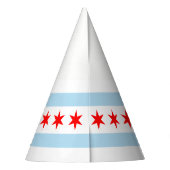 Vlag van Chicago, Pet van Illinois Party Feesthoedjes (Achterkant)