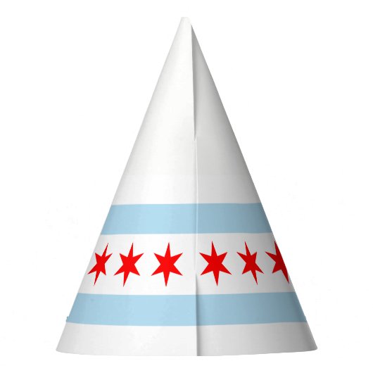Vlag van Chicago, Pet van Illinois Party Feesthoedjes (Achterkant)