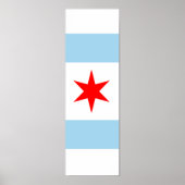 Vlag van Chicago Poster art. 1 van 4 (Voorkant)