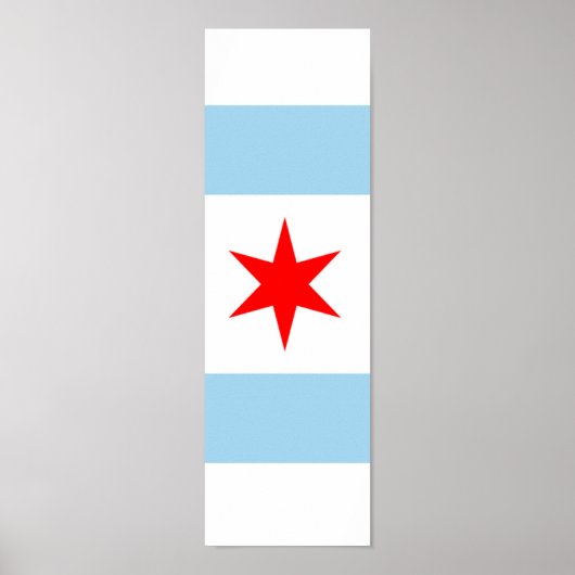 Vlag van Chicago Poster art. 1 van 4 (Voorkant)