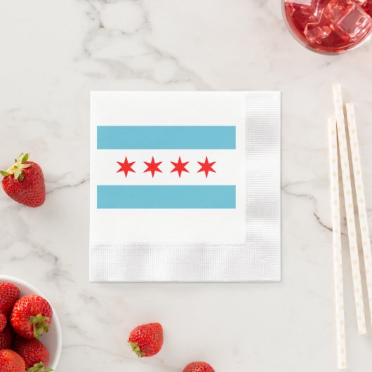 vlag van Chicago Servet (Insitu)