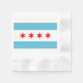 vlag van Chicago Servet (Voorkant)
