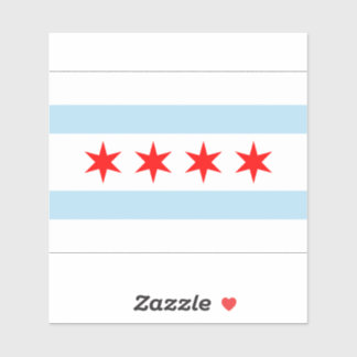 Vlag van Chicago Sticker