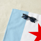 Vlag van Chicago Strandlaken (In situ)