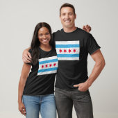 Vlag van Chicago T-shirt (Unisex)