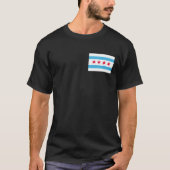 Vlag van Chicago T-shirt (Voorkant)