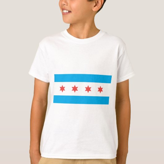 vlag van Chicago T-shirt (Voorkant)