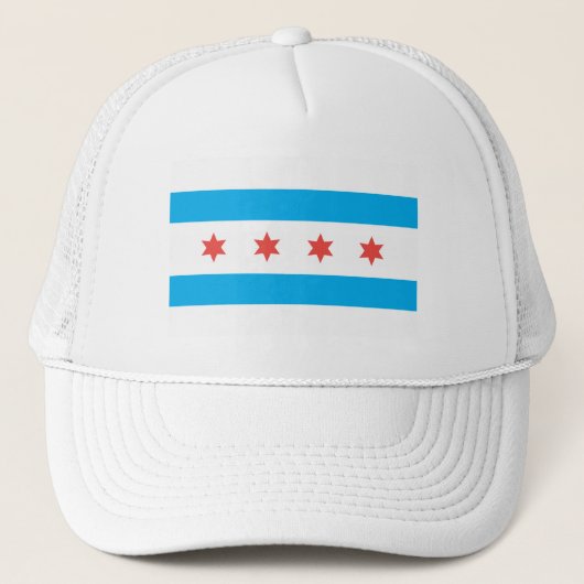 vlag van Chicago Trucker Pet (Voorkant)
