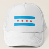 vlag van Chicago Trucker Pet (Voorkant)