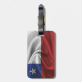 Vlag van Chili Bagagelabel (Achterkant verticaal)