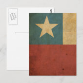 vlag van Chili Briefkaart (Voorkant / Achterkant)