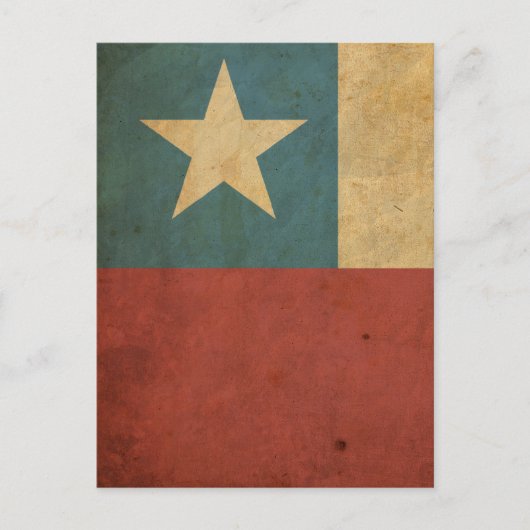 vlag van Chili Briefkaart (Voorkant)