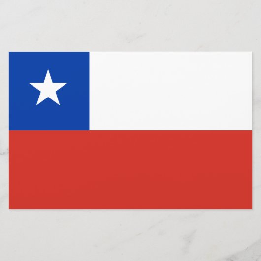vlag van Chili Briefpapier (Voorkant)