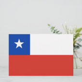 vlag van Chili Briefpapier (Staand voorkant)