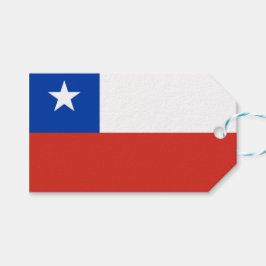 vlag van Chili Cadeaulabel
