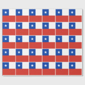 Vlag van Chili Cadeaupapier (Vlak)