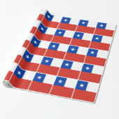 Vlag van Chili Cadeaupapier (Uitgerold)