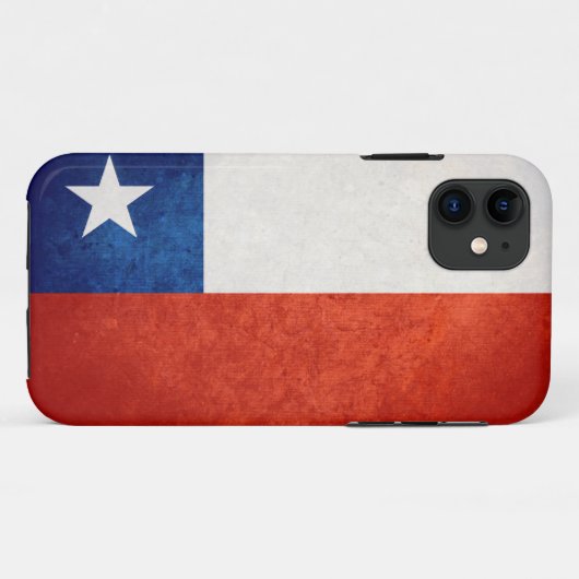 vlag van Chili Case-Mate iPhone Case (Achterkant (horizontaal))