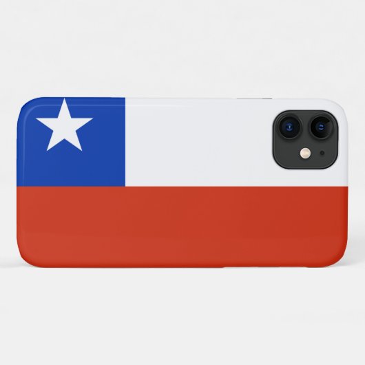 vlag van Chili Case-Mate iPhone Case (Achterkant (horizontaal))