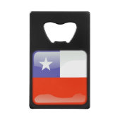 Vlag_van_Chili Creditkaart Flessenopener (Voorkant)
