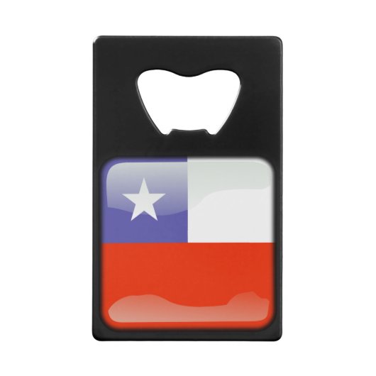 Vlag_van_Chili Creditkaart Flessenopener (Voorkant)