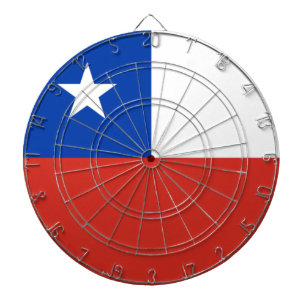 vlag van Chili Dartbord