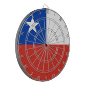 Vlag van Chili Dartbord (Voorkant Links)