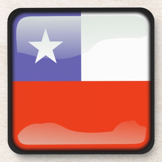 vlag van Chili Drankjes Onderzetter (Voorkant)