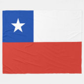 vlag van Chili Fleece Deken (Voorkant (Horizontaal))