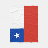 Vlag van Chili Fleece Deken (Voorkant)