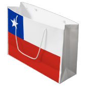 vlag van Chili Groot Cadeauzakje (Voorkant Gekanteld)