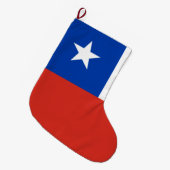vlag van Chili Grote Kerstsok (Voorkant (Hangend))