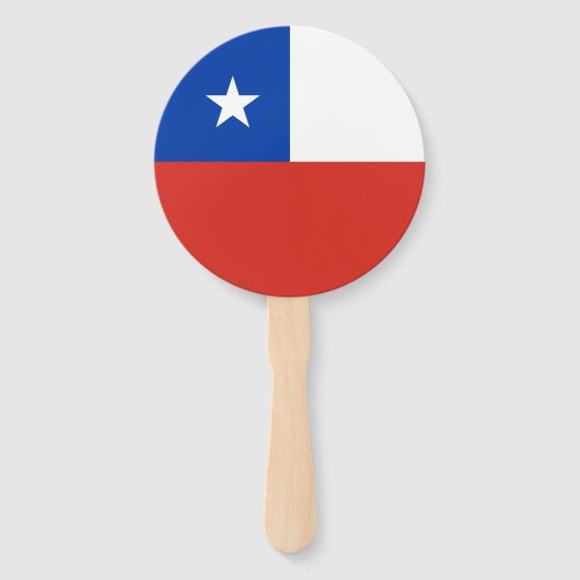 Vlag van Chili Handwaaier (Voorkant)