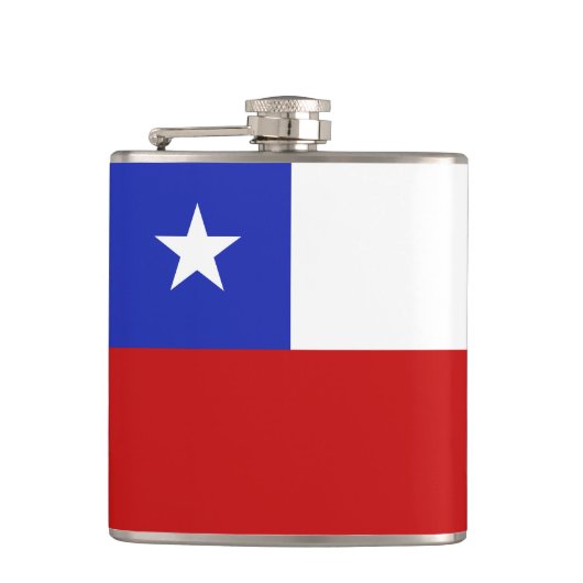 Vlag van Chili Heupfles (Voorkant)