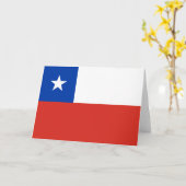 vlag van Chili Kaart (Gele Bloem)
