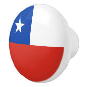 Vlag van Chili Keramische Knop (Rechts)