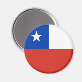 vlag van Chili Magneet (Voorkant / Achterkant)