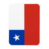 Vlag van Chili Magneet (Verticaal)