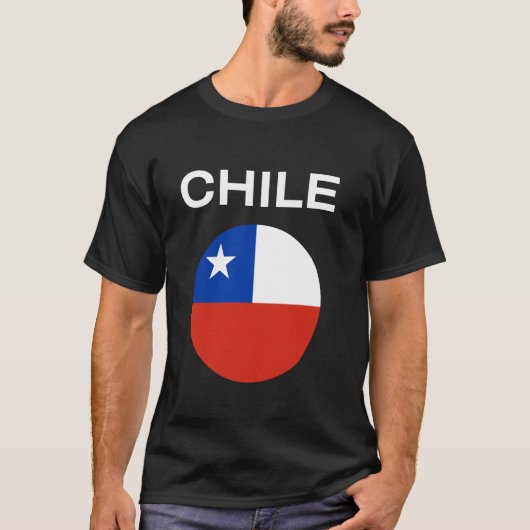 Vlag van Chili Modern T-shirt (Voorkant)