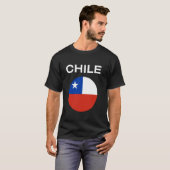 Vlag van Chili Modern T-shirt (Voorkant volledig)
