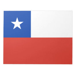 vlag van Chili Notitieblok